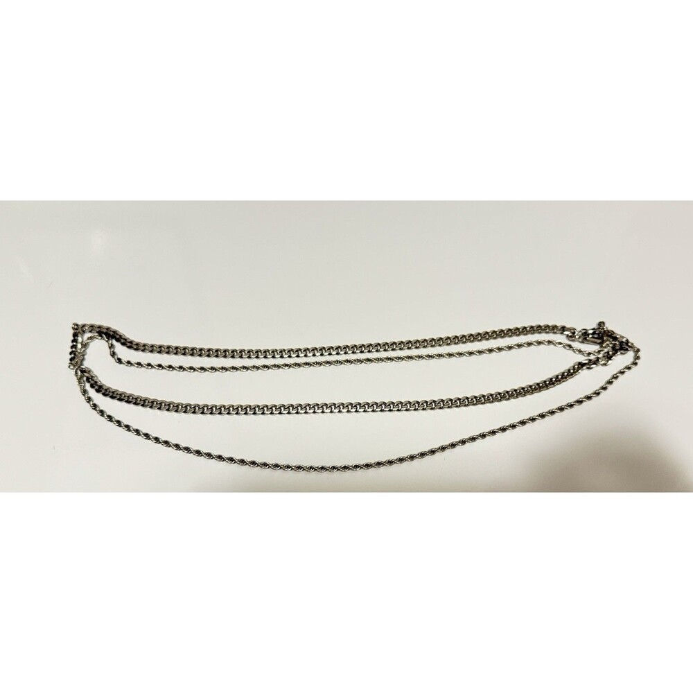 True Religion Silver-Tone Multi-Chain Necklace